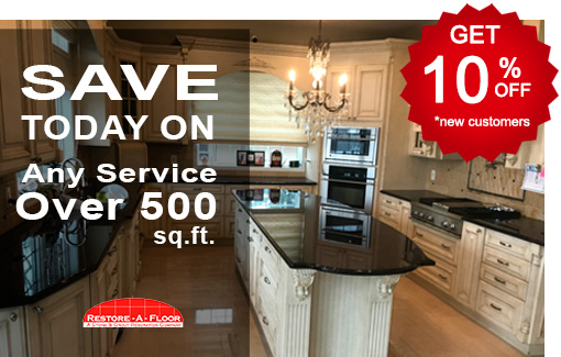 Save 10% - Tile and grout cleaning and stone restoration services in MI