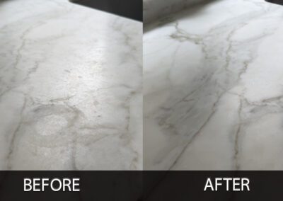 Honed-marble-restoration-project-in-Bloomfield-Hills